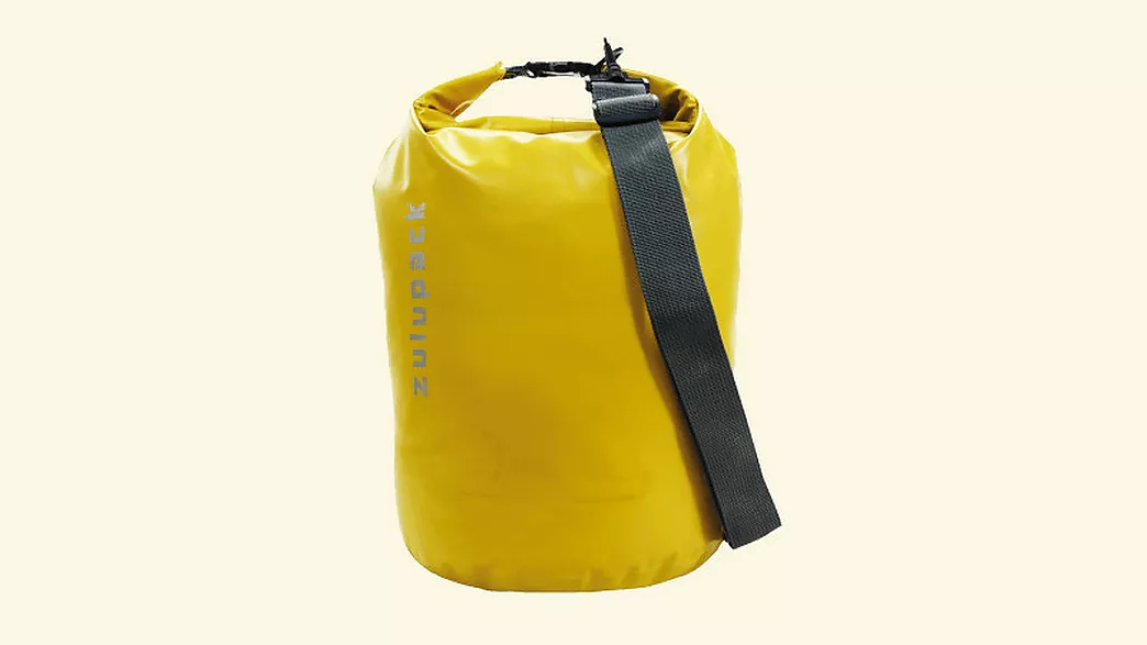 Lassdive Shop - Bolsa estanca Zulupack Tube 15 Litros amarillo para deportes de aventura 03