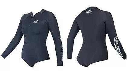 Lassdive Shop - Neopré Soöruz Divine Body 1/1mm Mini Zip negre per dona per moto d'aigua, surf, wakeboard, wingfoil i esports aquàtics 01